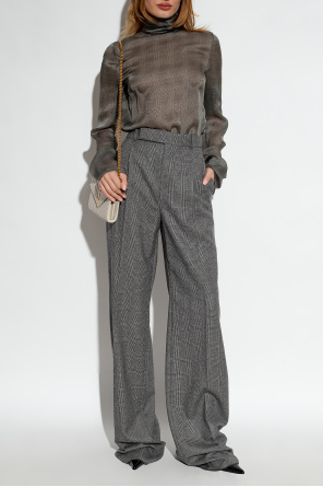 Trousers with wide legs od Saint Laurent
