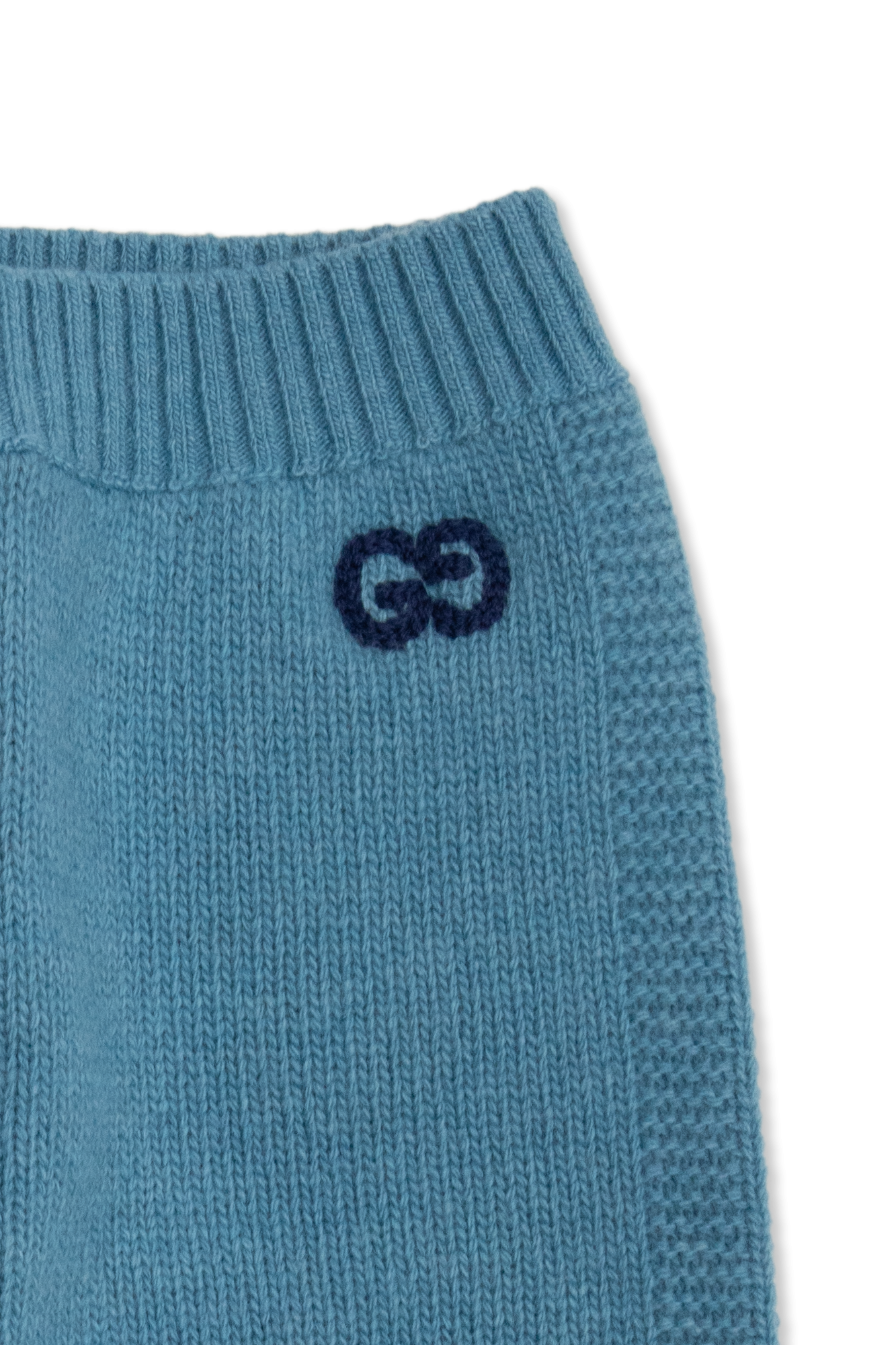 Gucci Kids Wool trousers with logo