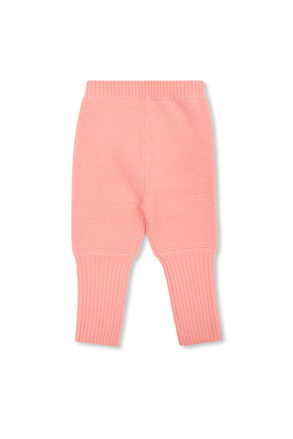 Gucci Kids Wool trousers bianco with logo