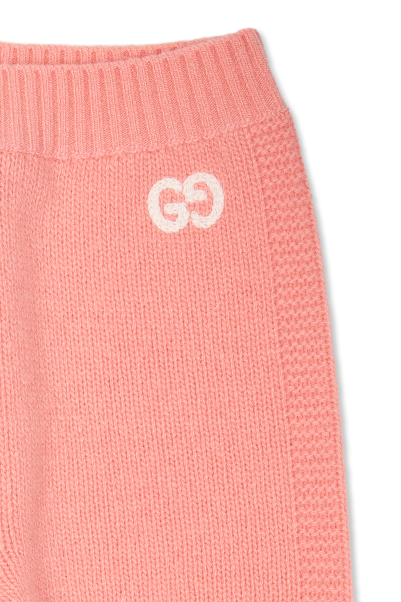 Gucci Kids Wool trousers Wujek with logo