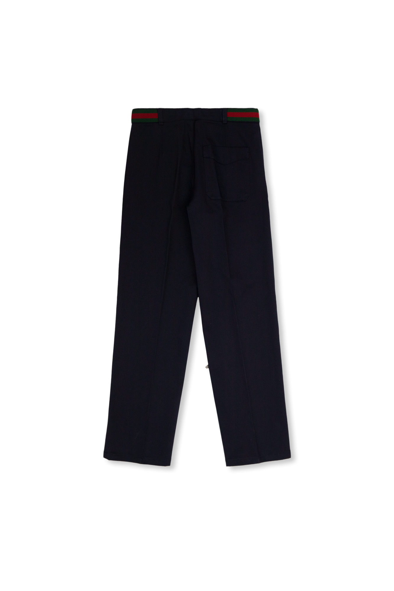 Gucci Kids Trousers with ‘Web’ stripe