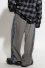 Balenciaga Trousers in contrasting fabrics
