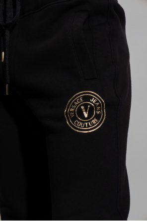 Versace Jeans Couture Leopard-print silk midi dress