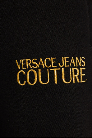 Versace Jeans Couture v-neck fitted dress