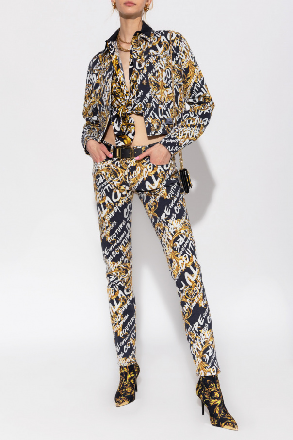 Versace Jeans Couture Patterned jeans