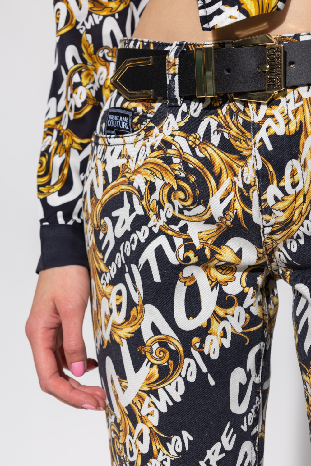 Versace Jeans Couture Patterned jeans