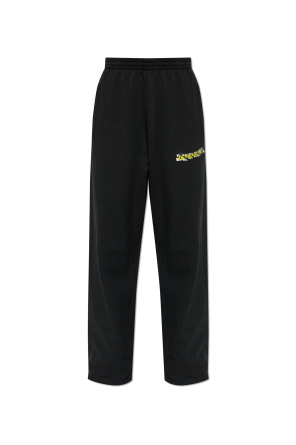 Wide-leg sweatpants