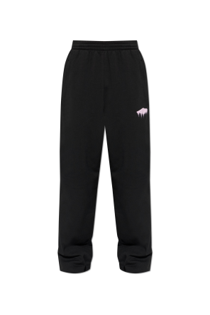 Wide-leg sweatpants