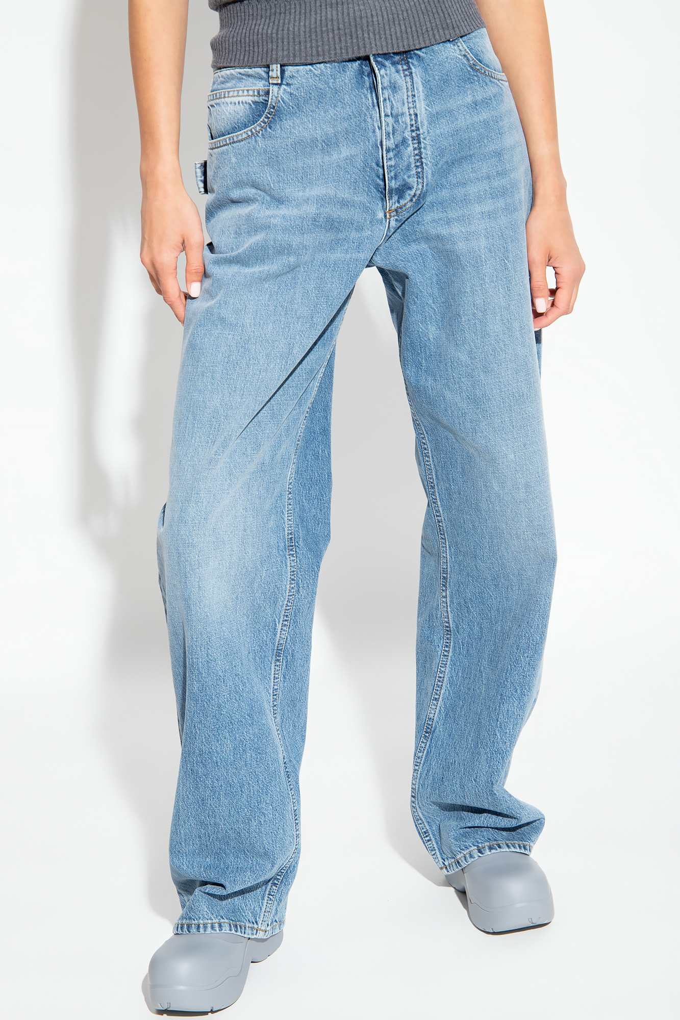 bottega mid-rise Veneta Wide jeans