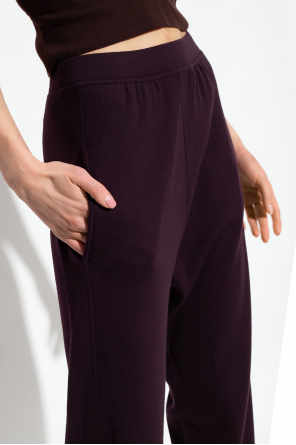 Saint Laurent Wool mid-rise trousers