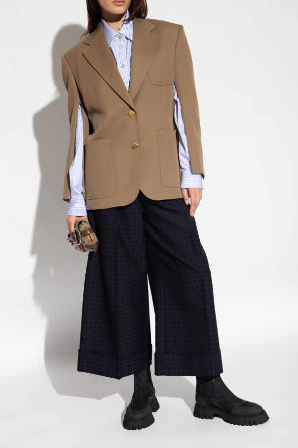 Gucci Spodnie z żakardowym wzorem