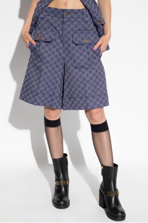 Gucci dakota Monogrammed shorts