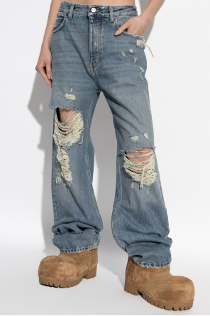 Balenciaga Distressed Effect Jeans