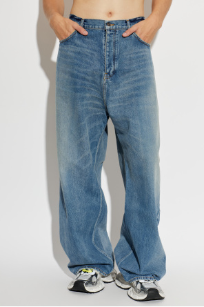 Balenciaga Jeans mit weitem Bein