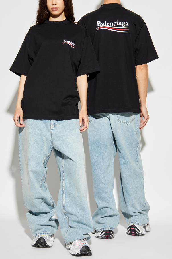 Balenciaga Jeansy z szerokimi nogawkami