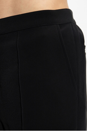 Alexander McQueen Bawełniane spodnie o luźnym kroju