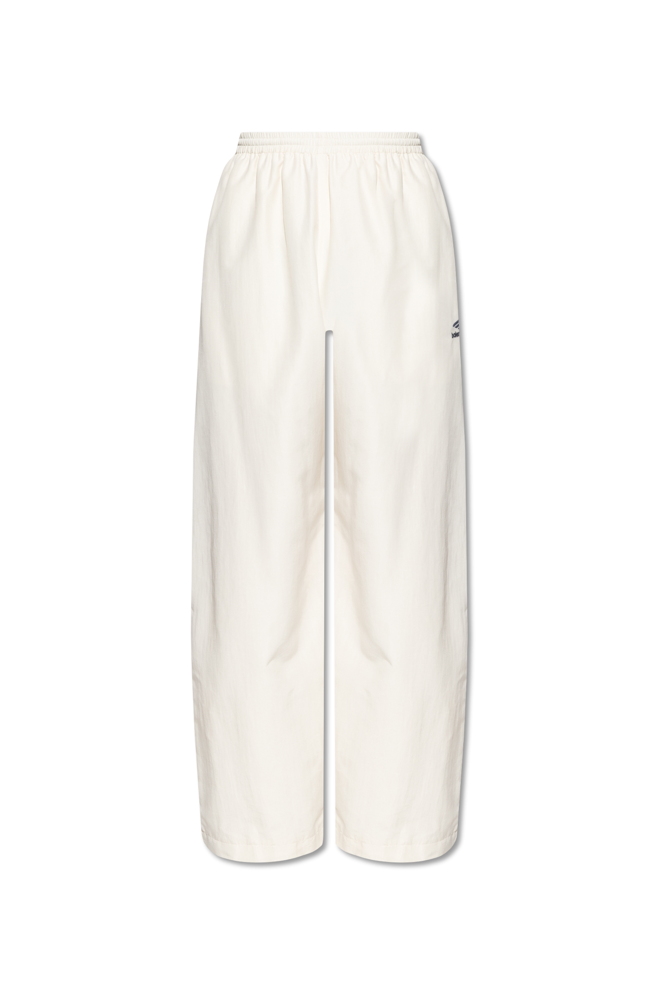 grlfrnd helena high rise straight jeans - Cream Trousers with logo