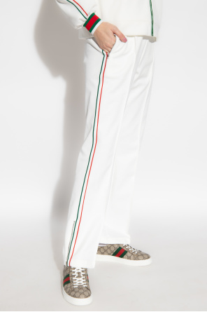 Gucci Spodnie z rozszerzanymi nogawkami