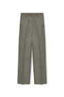 Gucci GREY Pleat-front trousers in wool