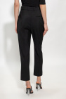 Alexander McQueen Wool pleat-front trousers