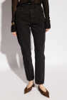 Saint Laurent BLACK High-waisted jeans