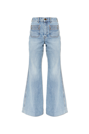 Flared leg jeans