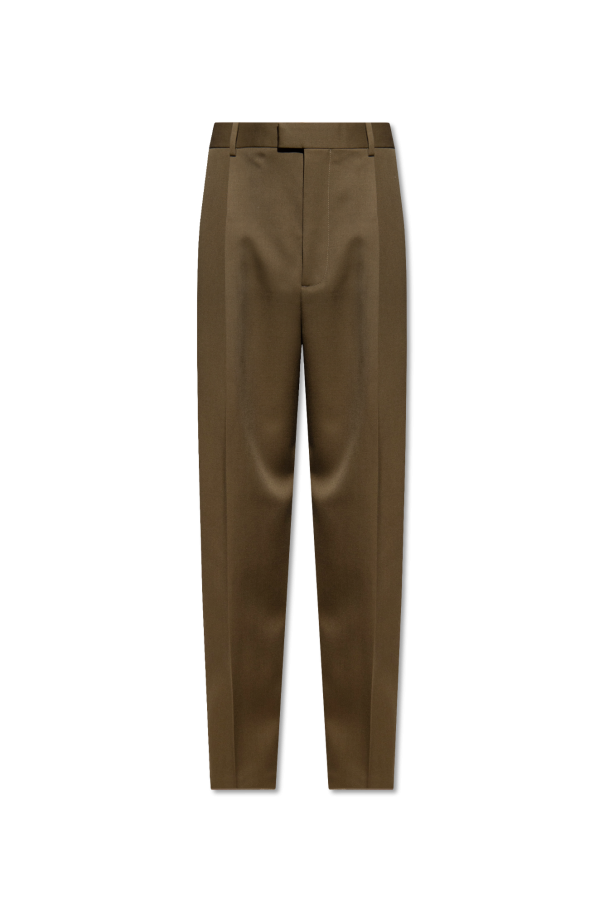 Pleat-front trousers od Bottega Veneta
