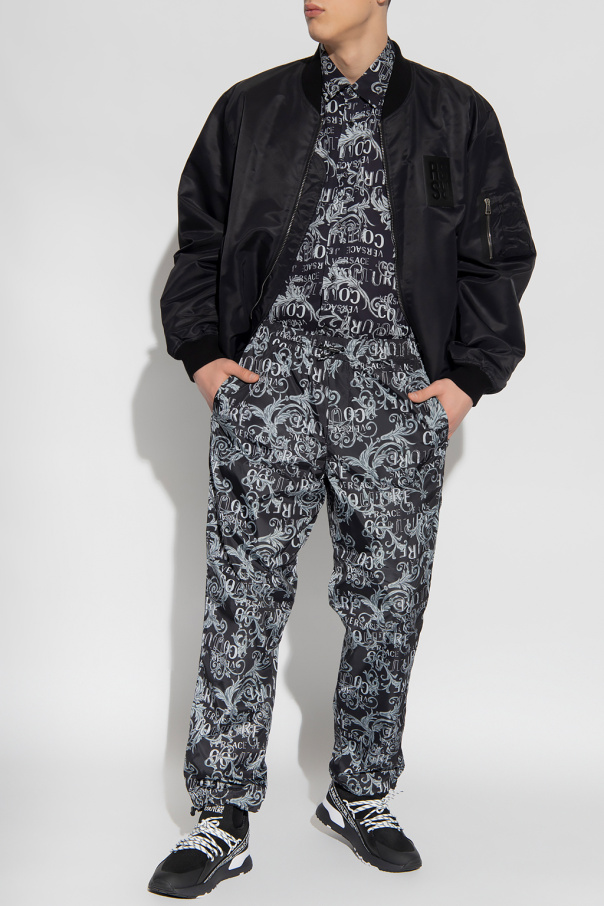 Versace Jeans Couture Patterned Tamanho trousers