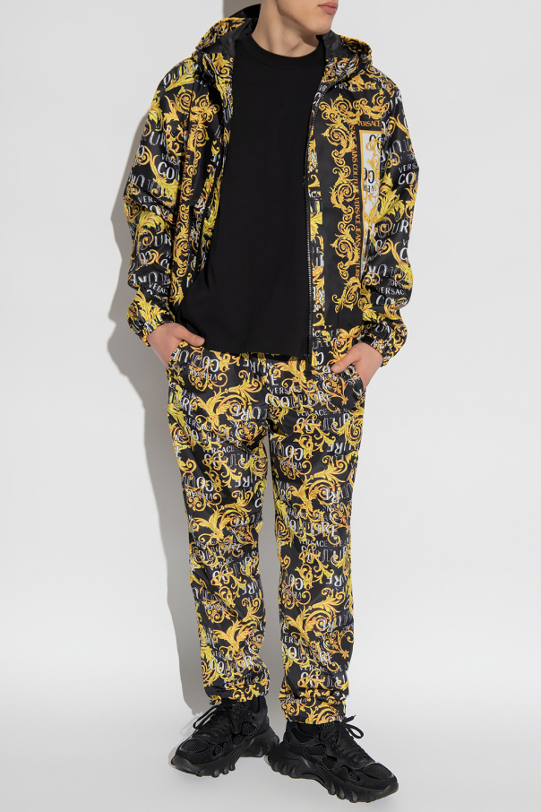 Versace Jeans Couture Patterned detaljer trousers