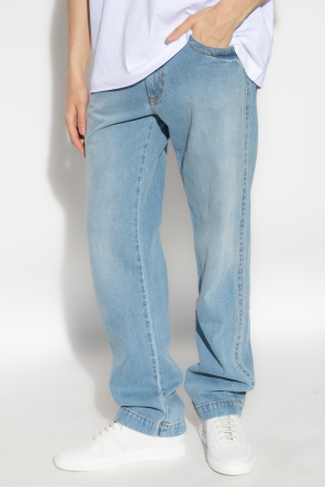 Calça Legging Marinho com Recorte Lateral Шерстяные перчатки armani jeans