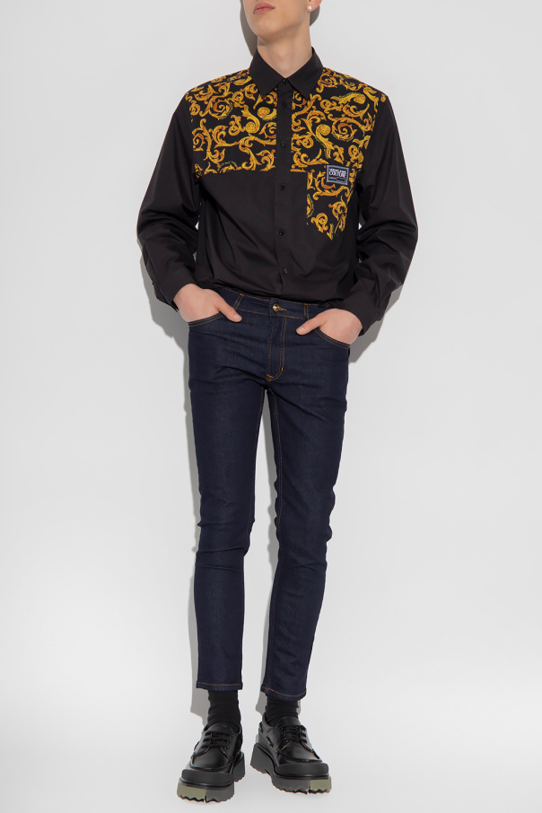 Versace Jeans Couture Only & Sons Ljusblå skinny jeans