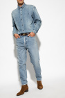 Saint Laurent BLUE Jeans with logo patch