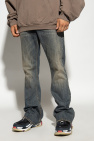 Balenciaga NAVY BLUE Jeans with vintage effect
