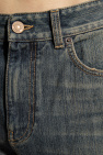 Balenciaga NAVY BLUE Jeans with vintage effect