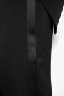 Saint Laurent BLACK Trousers with satin side stripes