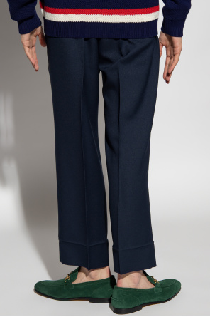 Gucci Pleat-front jean trousers