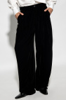 Saint Laurent BLACK Velvet trousers