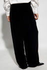 Saint Laurent BLACK Velvet trousers
