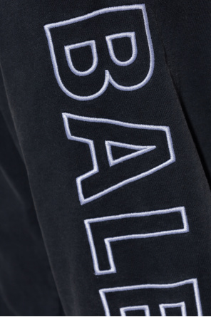 Balenciaga Lais Coated flared leggings Black