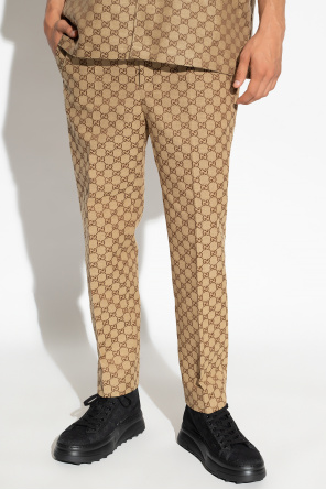 Gucci Trousers with monogram