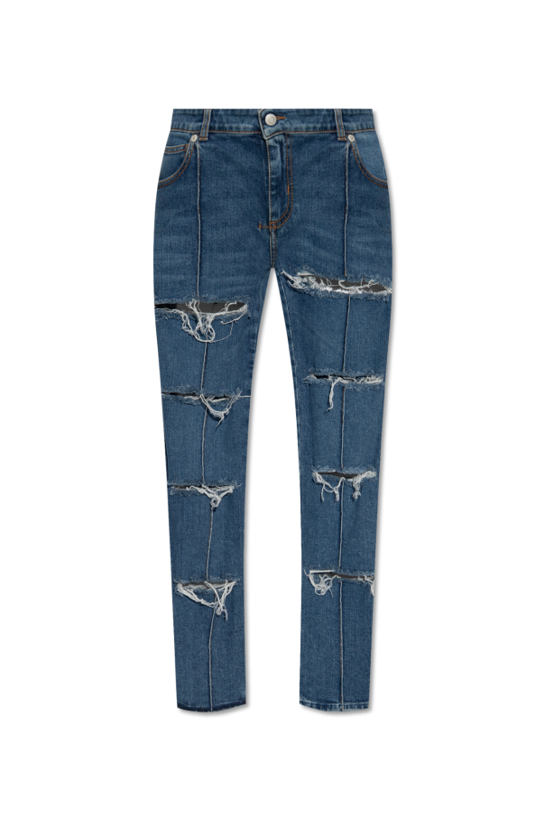 Alexander McQueen Distressed jeans