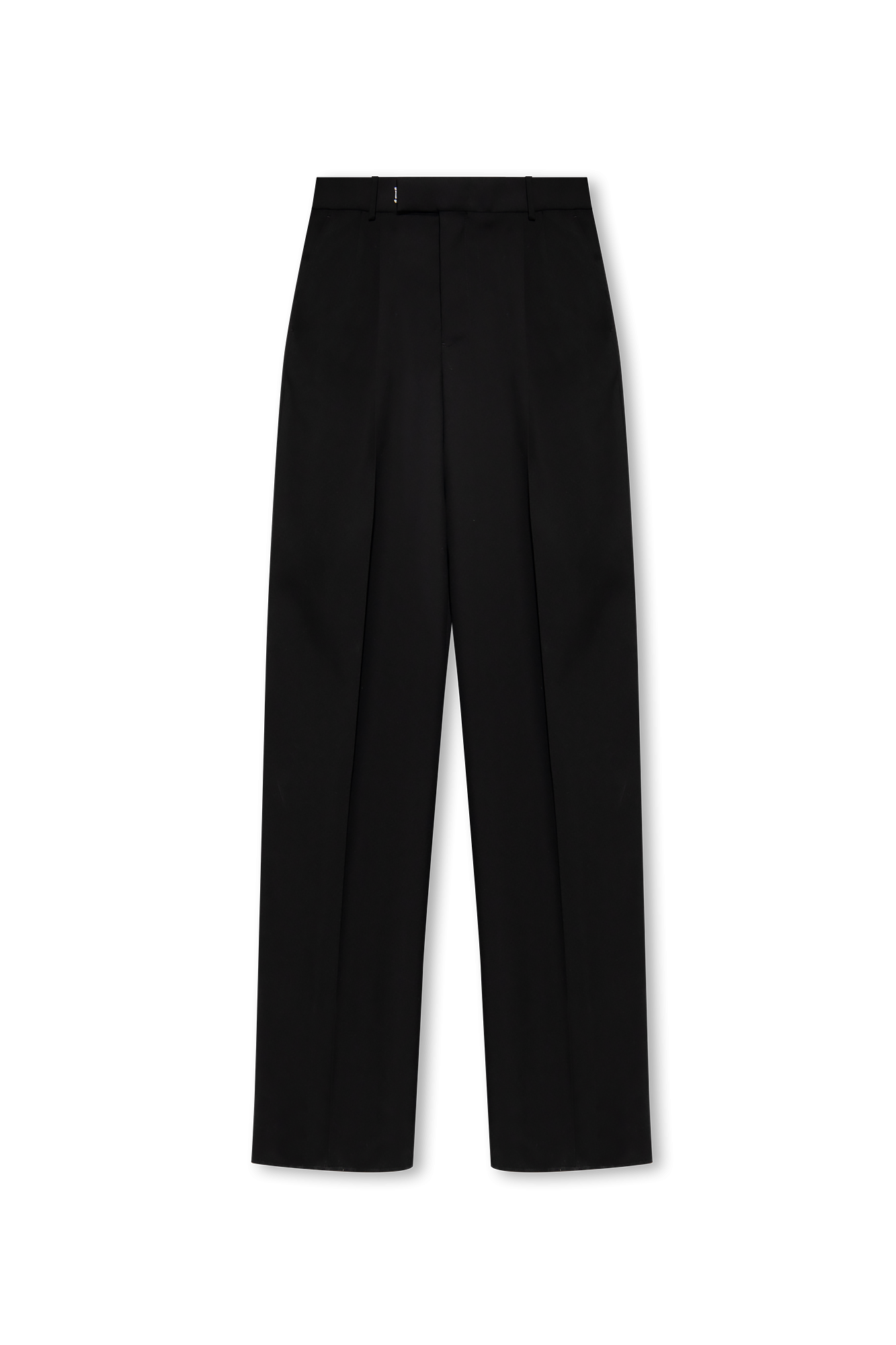 Alexander McQueen Wool pleat-front trousers