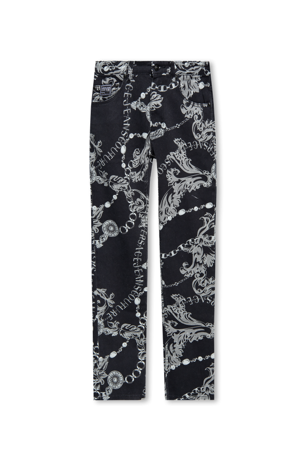 Jamie Jeans in Mittelblau mit großen Rissen Printed jeans