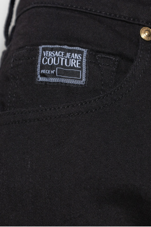 Versace Jeans Couture Jeansy z naszywką z logo