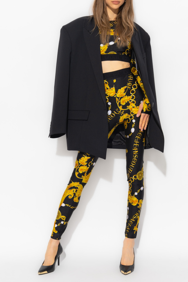 Versace Jeans Couture Printed leggings