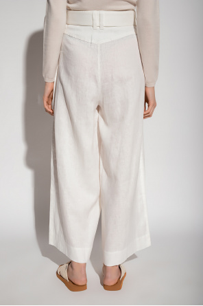 Zimmermann High-waisted linen trousers