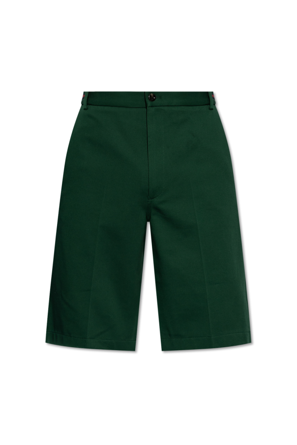 Gucci Cotton shorts with crease