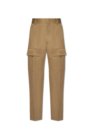 Gucci logo-embroidered tapered chinos