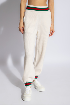 Gucci Ribbed trousers