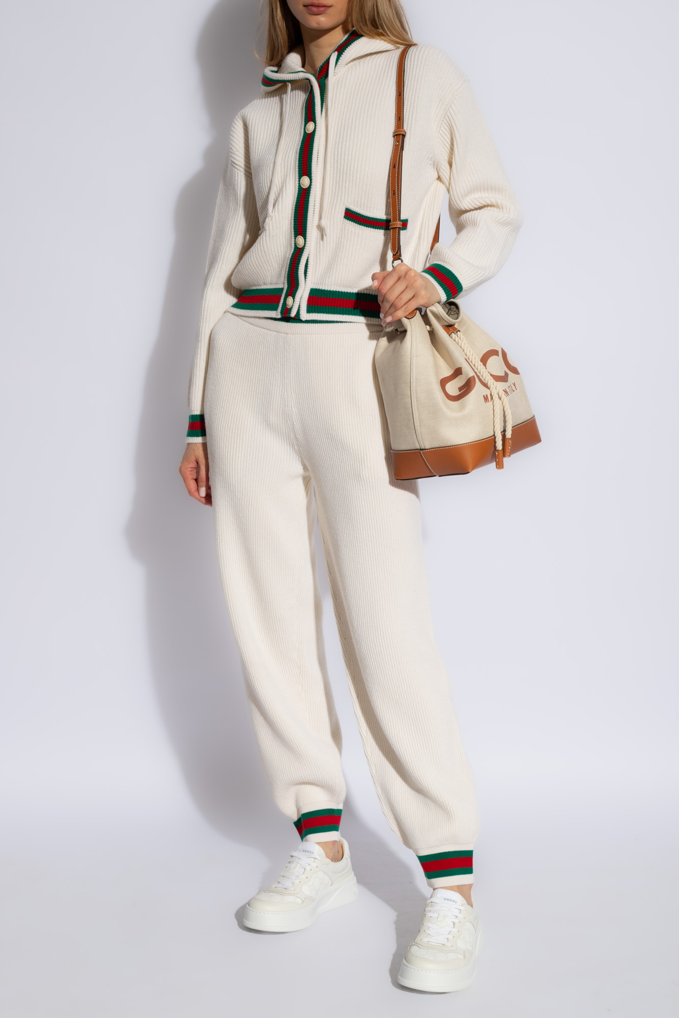 Gucci Ribbed trousers